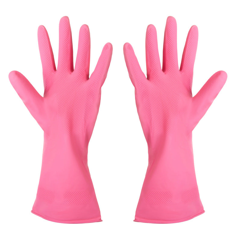 Short red gloves