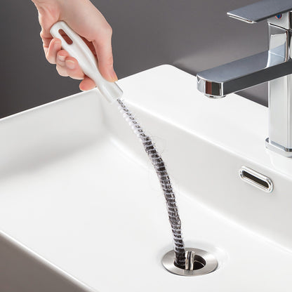 Flexible Drain Cleaning Brush – 45cm Hair Clog Remover for Sink & Shower