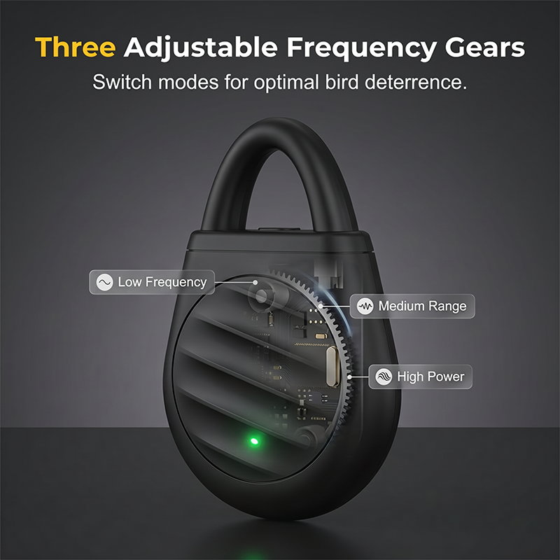 🔥Limited time offer Buy 3 get 3 free！🐦No more trouble from birds, beasts and locusts！Portable Ultrasonic Bird Repellent Keychain