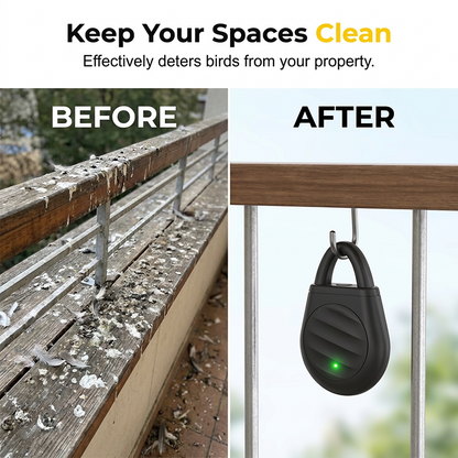 🔥Limited time offer Buy 3 get 3 free！🐦No more trouble from birds, beasts and locusts！Portable Ultrasonic Bird Repellent Keychain