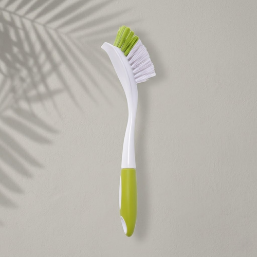 Multi-Functional Dish Cleaning Brush – Angled Head Kitchen Scrub Brush with Hanging Design